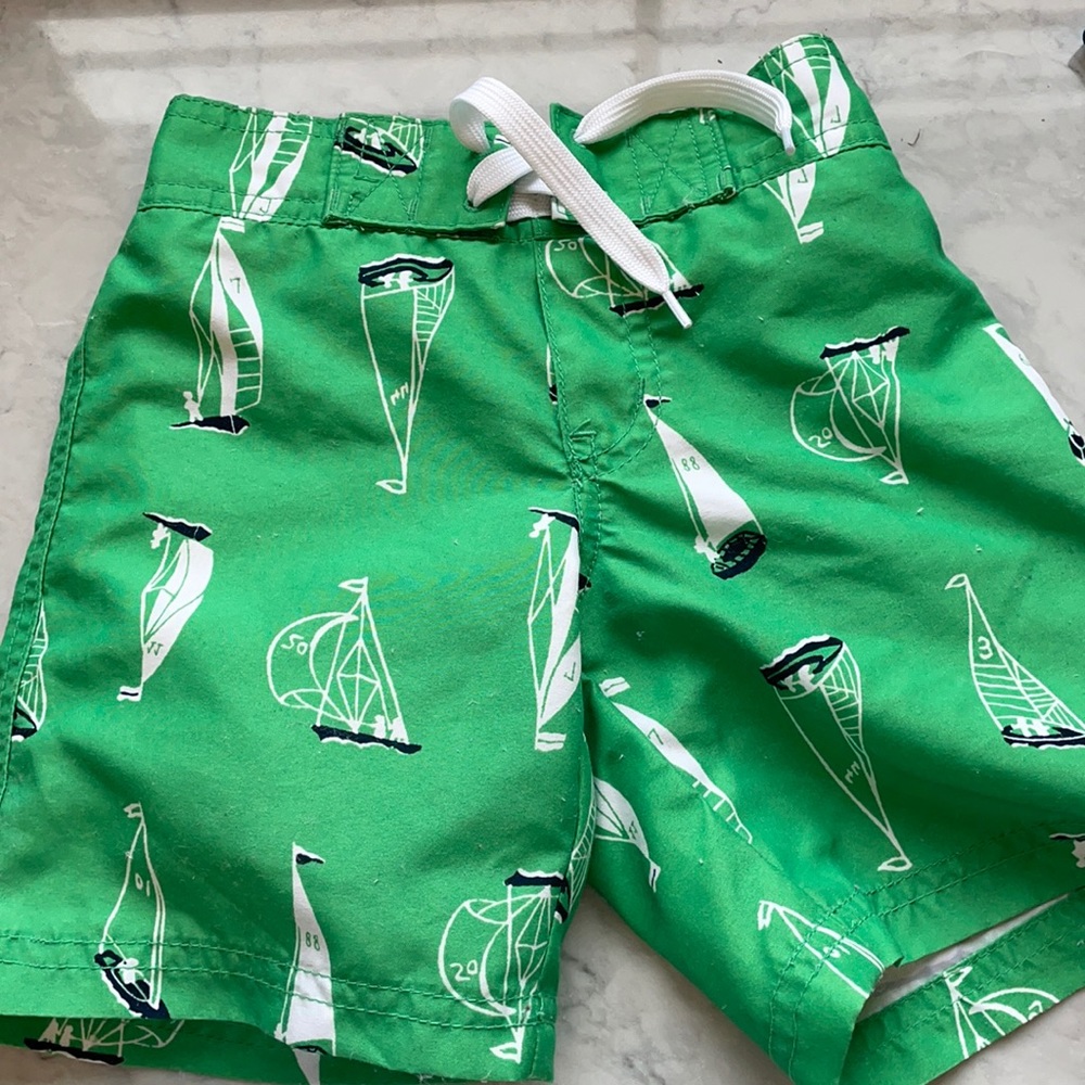 Janie and Jack swim trunks size 2